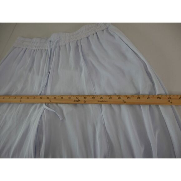 Nina Parker Plus Size Satin-Trim Wide-Leg Pants Blue Size 1X - Picture 5 of 8